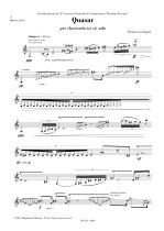 QUASAR per clarinetto solo [Digitale]